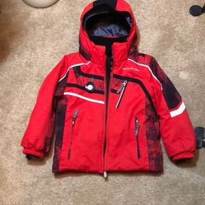 Obermeyer kid’s winter coat Size 4 with extended